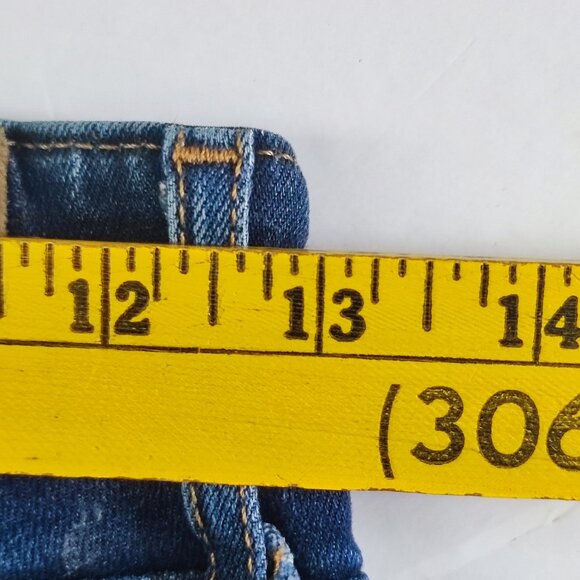 Levi's 721 jeans high-rise skinny stretch dark wash blue women's size 27 - Picture 11 of 14